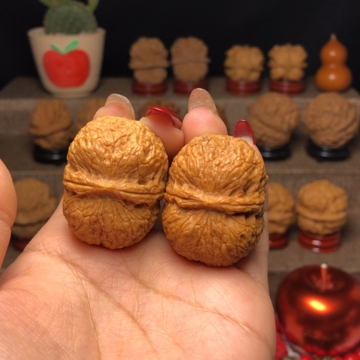 文玩核桃把件15花生元宝