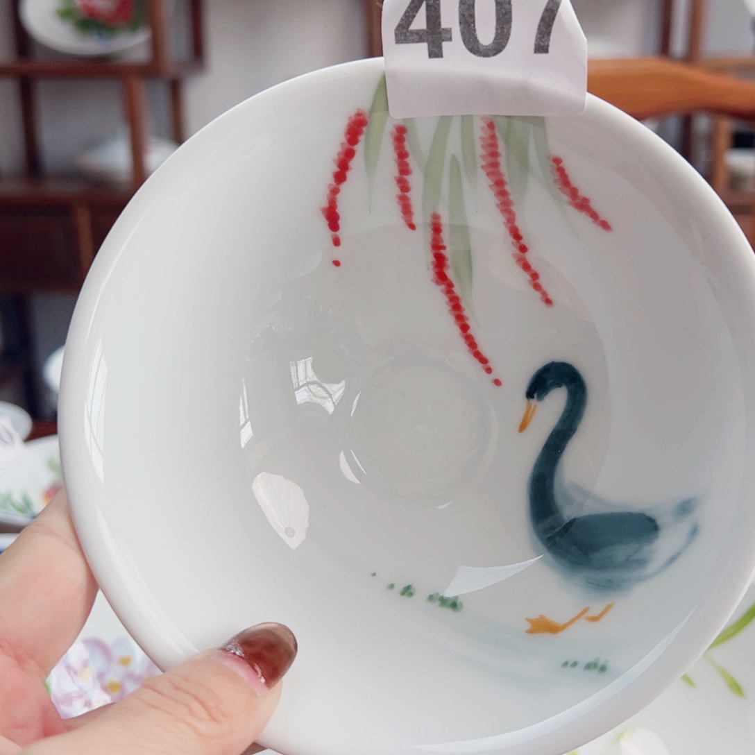 瓷片景德镇陶瓷手工手绘作品