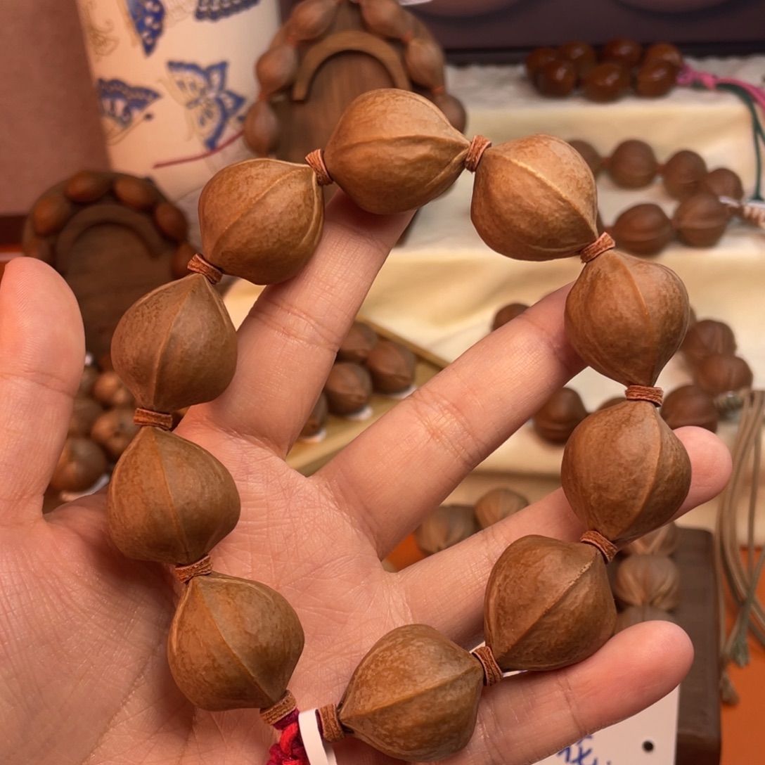 司***落手串/手链橄榄核22.527梅林铁核