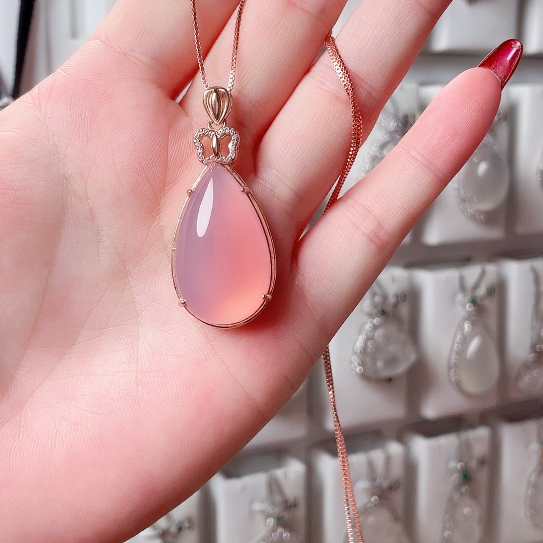 玛瑙/玉髓吊坠(赠链)未镶嵌