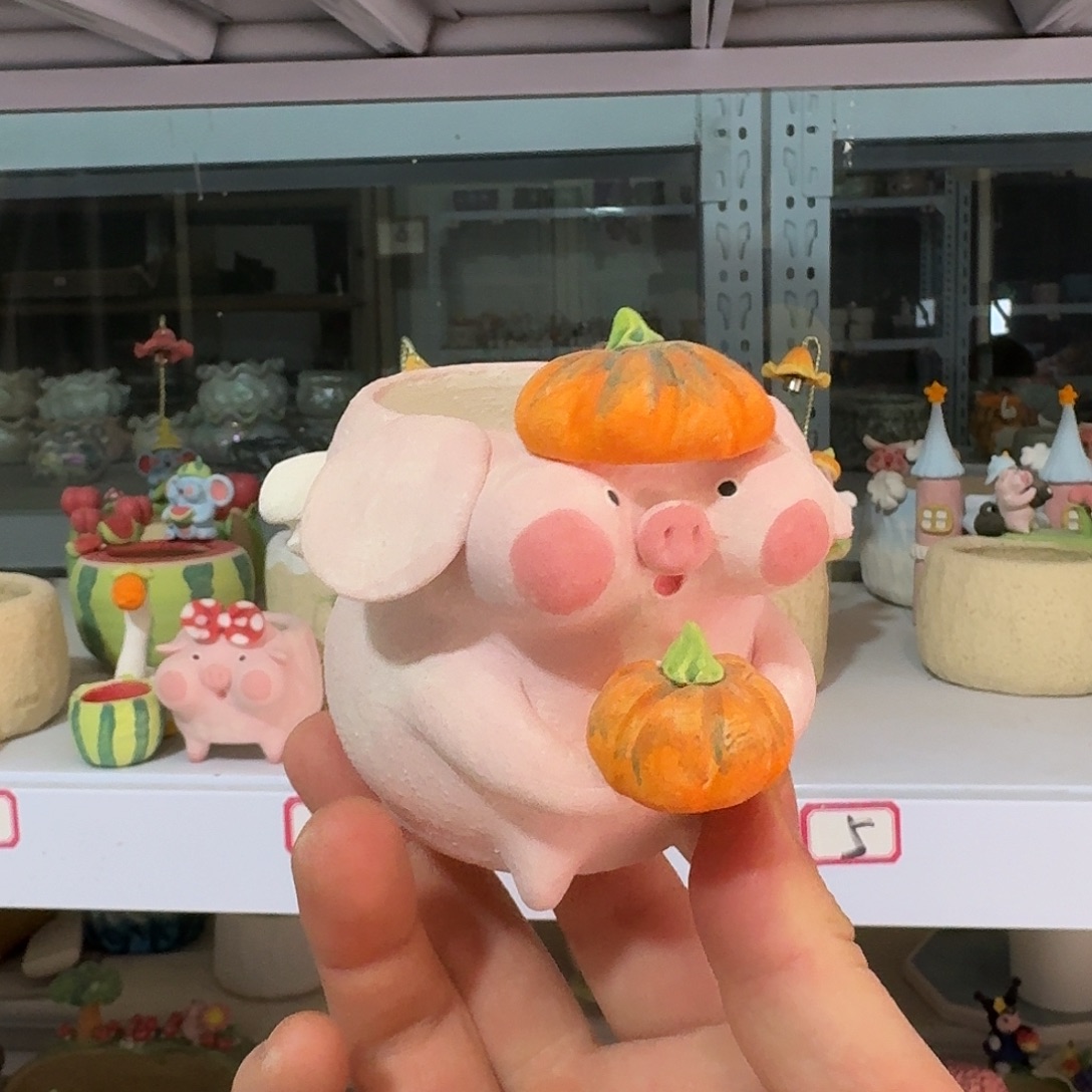 厂家直销手工花盆摆件微瑕