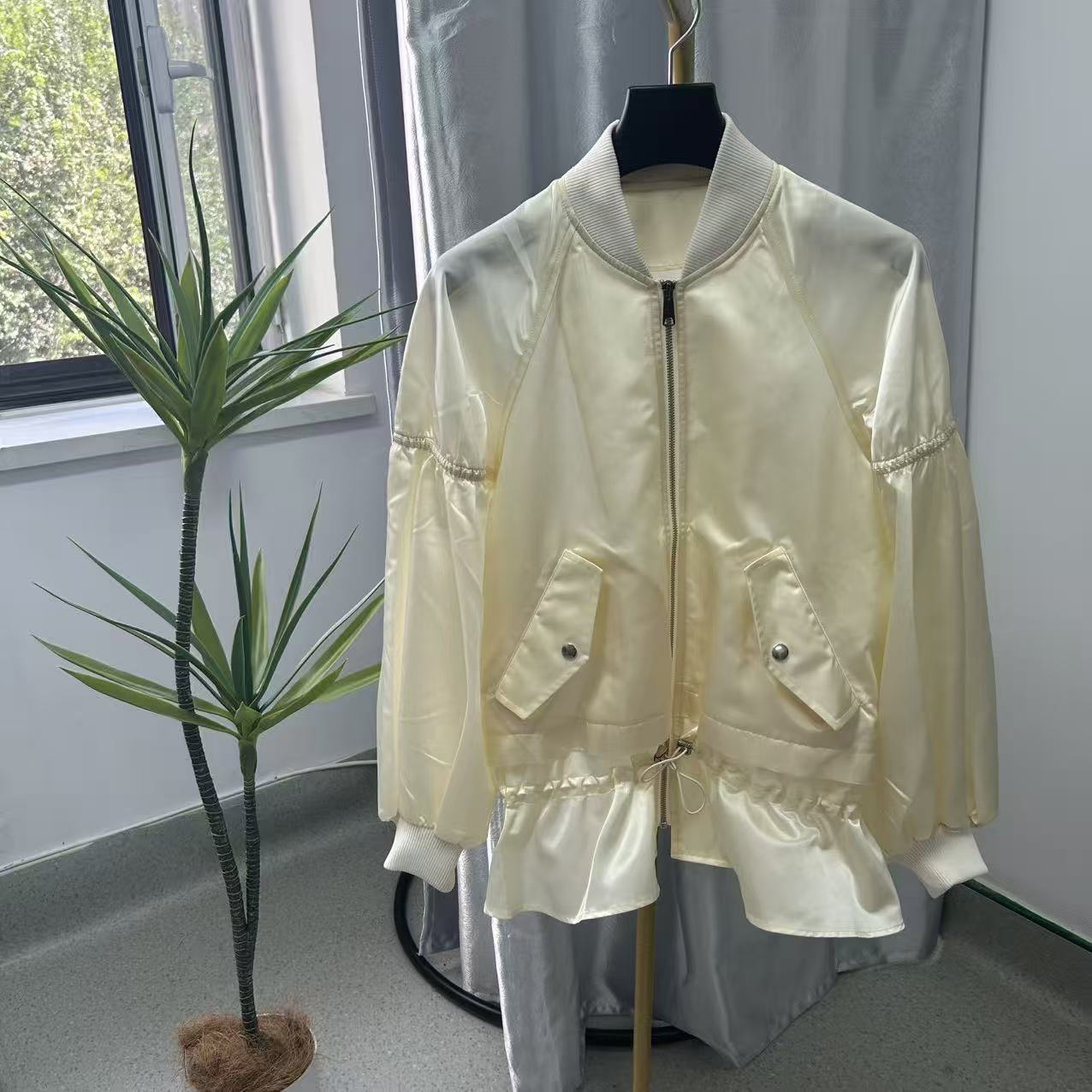 浪**凡防风冬季防水夹克女时尚百搭棒球服秋季领外套女女款春秋