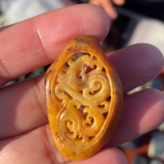 和田玉（糖玉）未镶嵌戒指