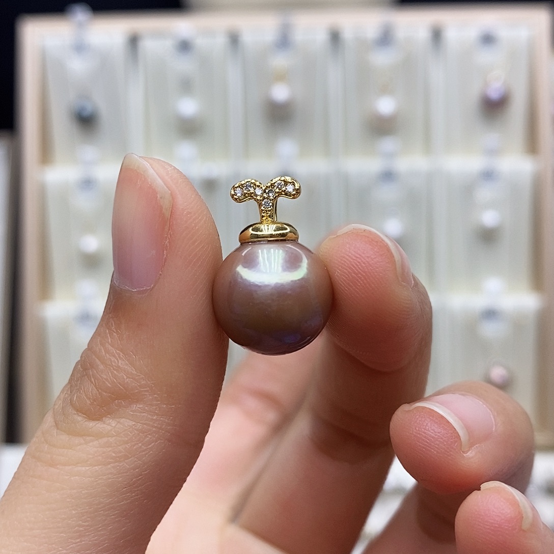 颈饰合金淡水珍珠