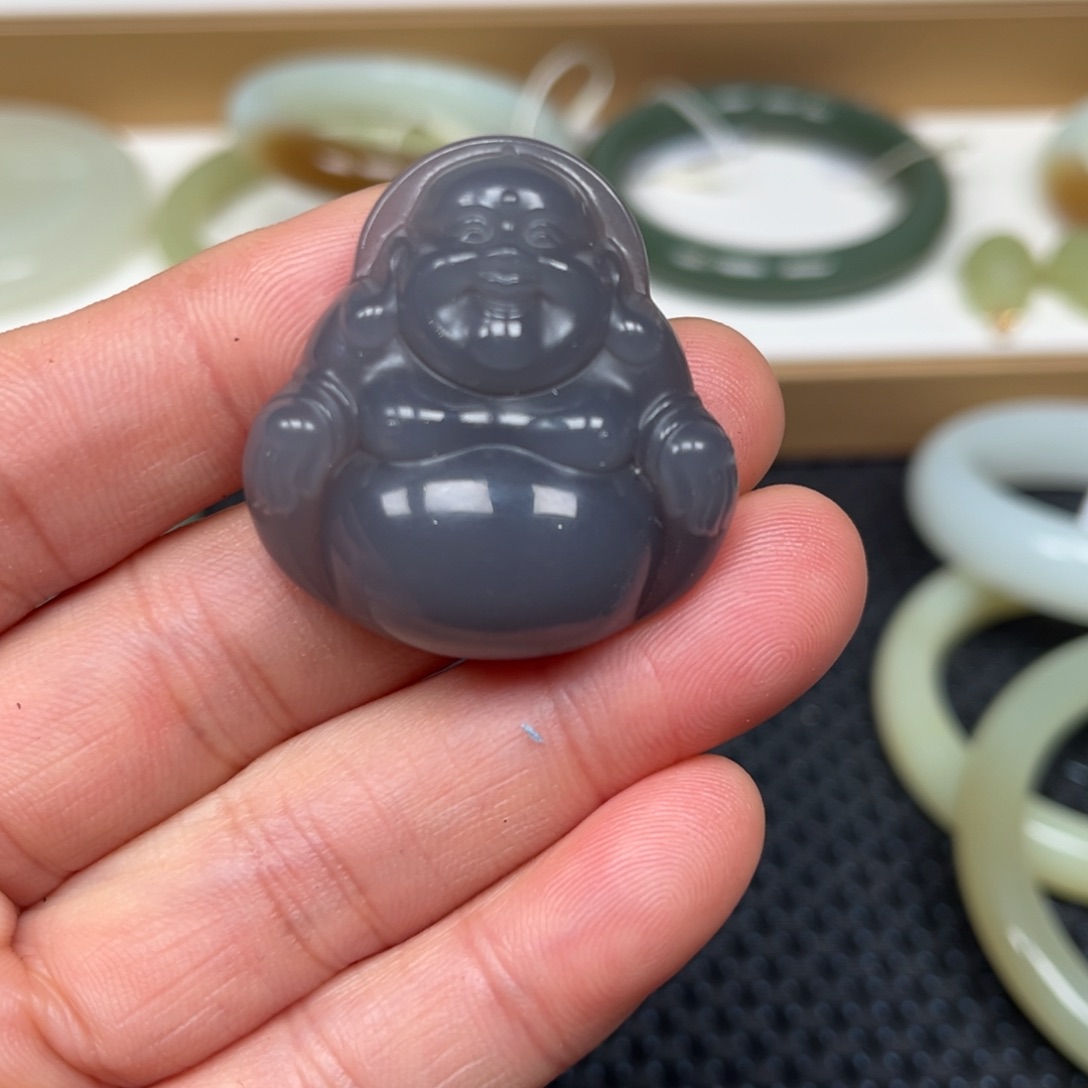 和田玉（糖玉）挂件未镶嵌