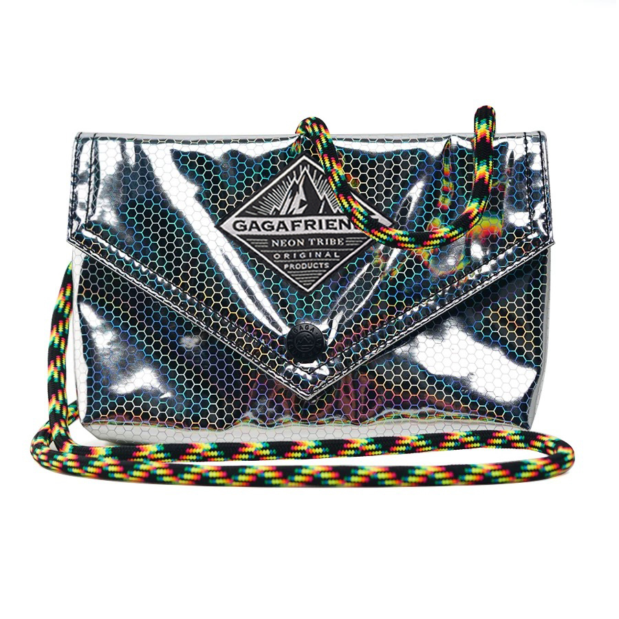 泰国潮牌 迷你二次元电子蜂镭射斜挎包能凹造型的手机包