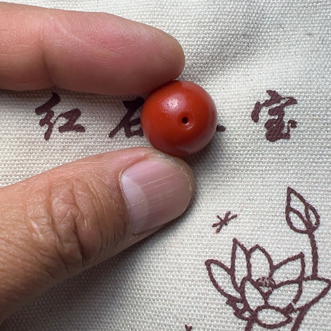 南红玛瑙珠子合金