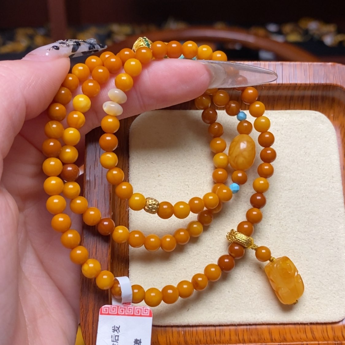 【闪购商品】蜜蜡手链未镶嵌手串