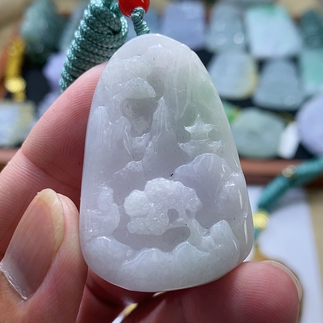 【闪购商品】翡翠未镶嵌颈饰1111111111