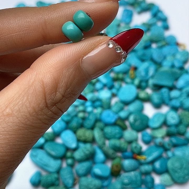 绿松石珠宝奇石未镶嵌