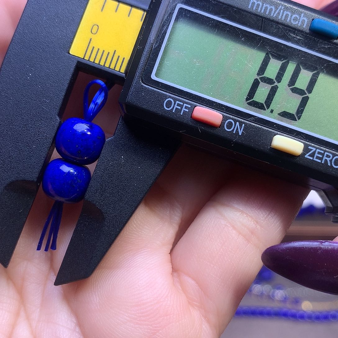 青金石未镶嵌老型一对