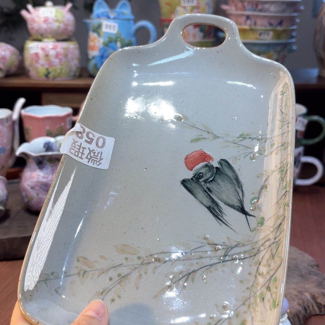 景德镇手绘高温釉下彩陶瓷茶具