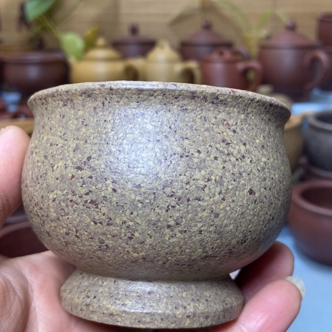 茶杯紫砂16目全砂手工泥200毫升