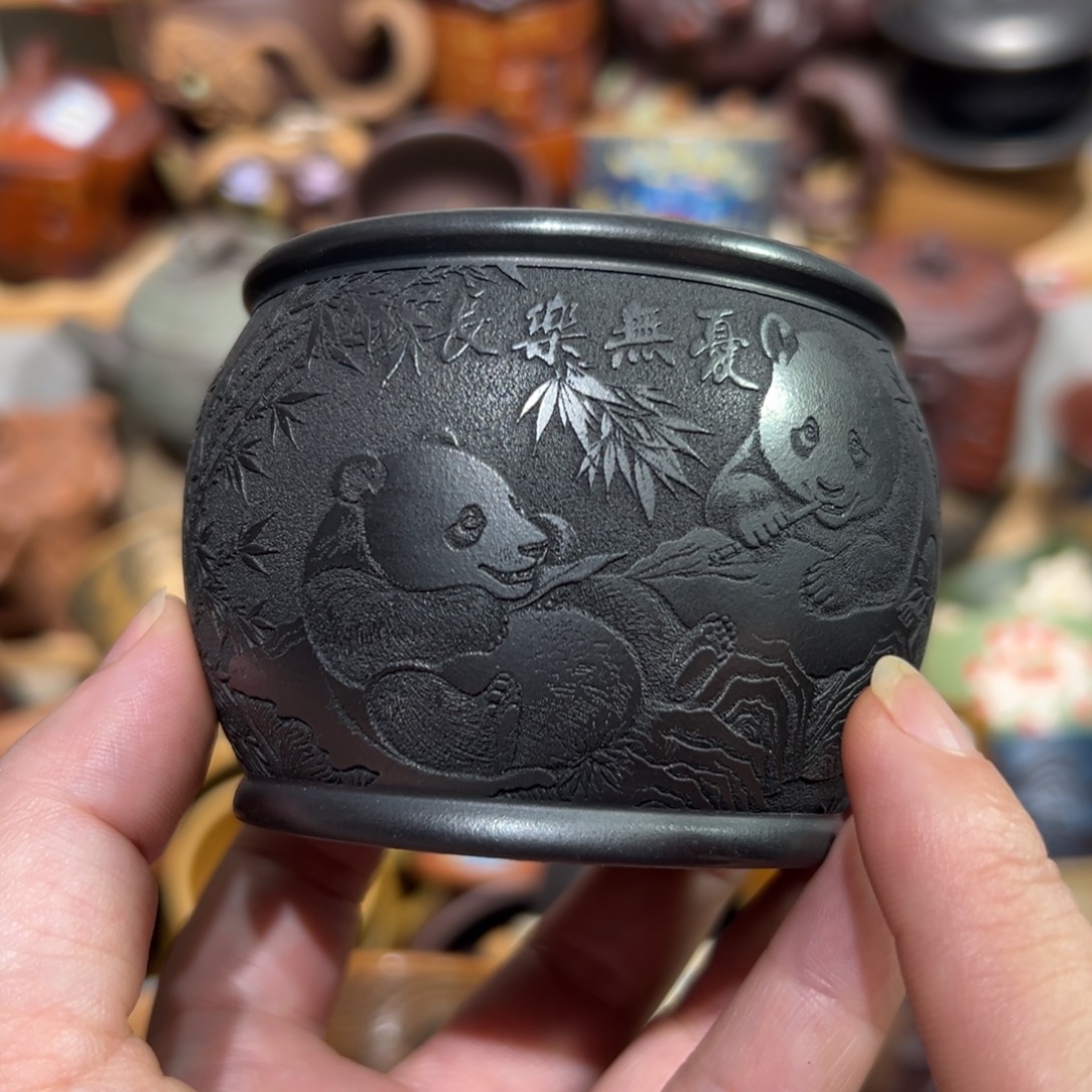 紫砂茶杯宜兴紫砂主人杯