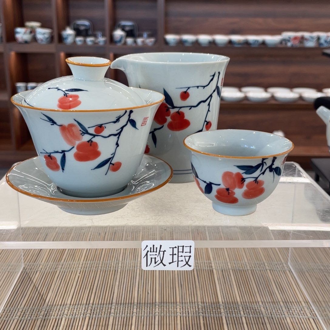 釉下老陶泥手工绘制