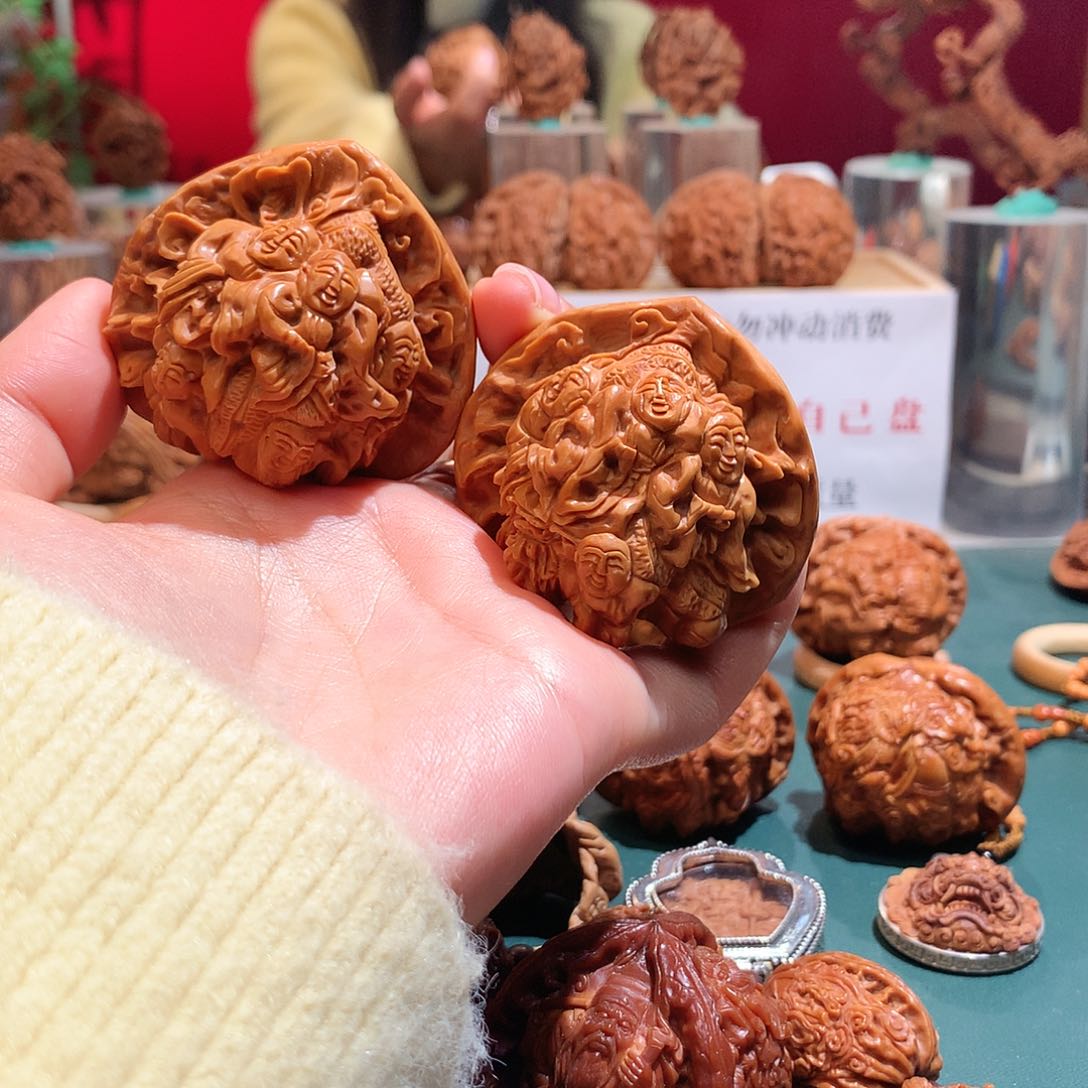 文玩核桃把件————————