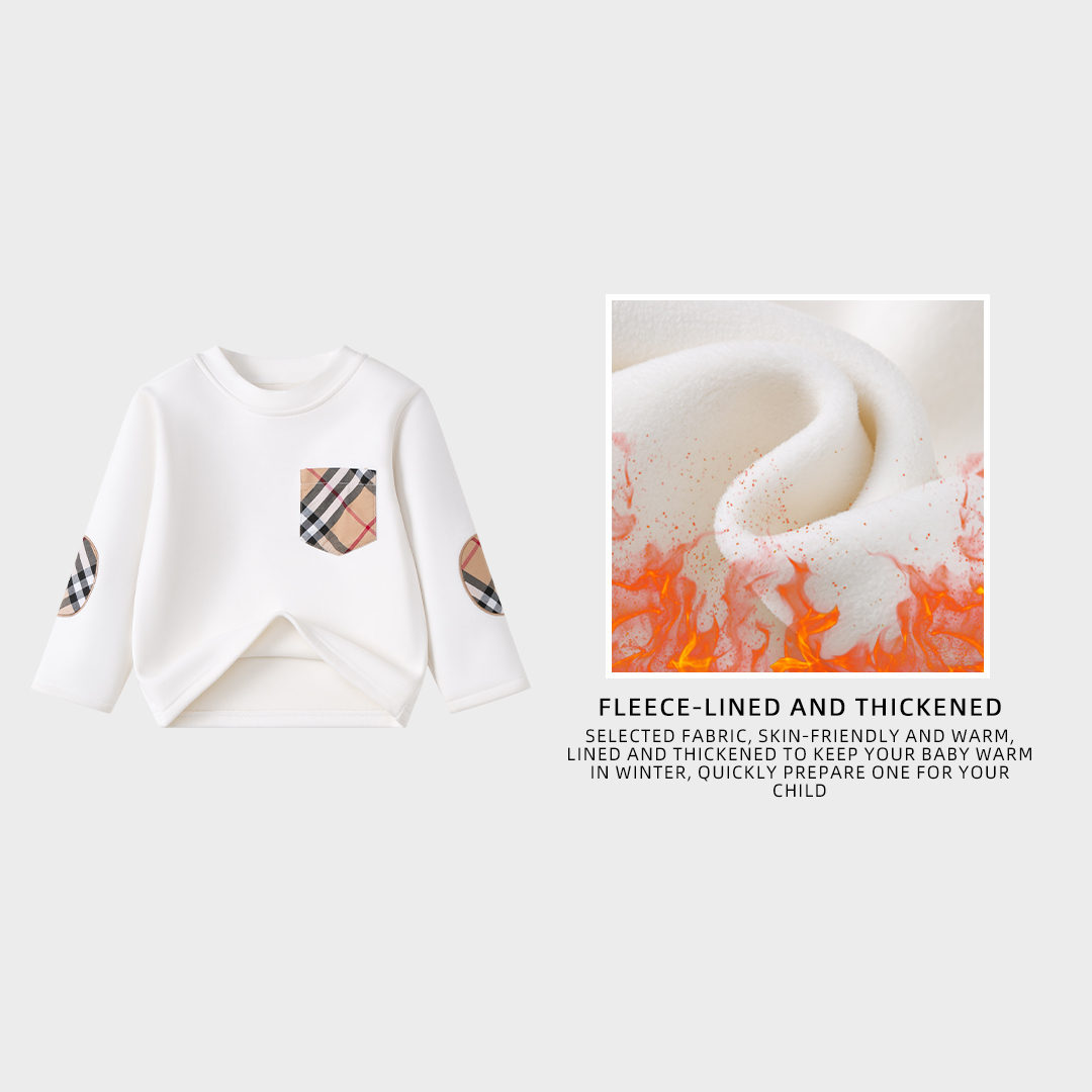 [C.M定制】2025新款儿童轻奢高定款儿童德绒打底衫