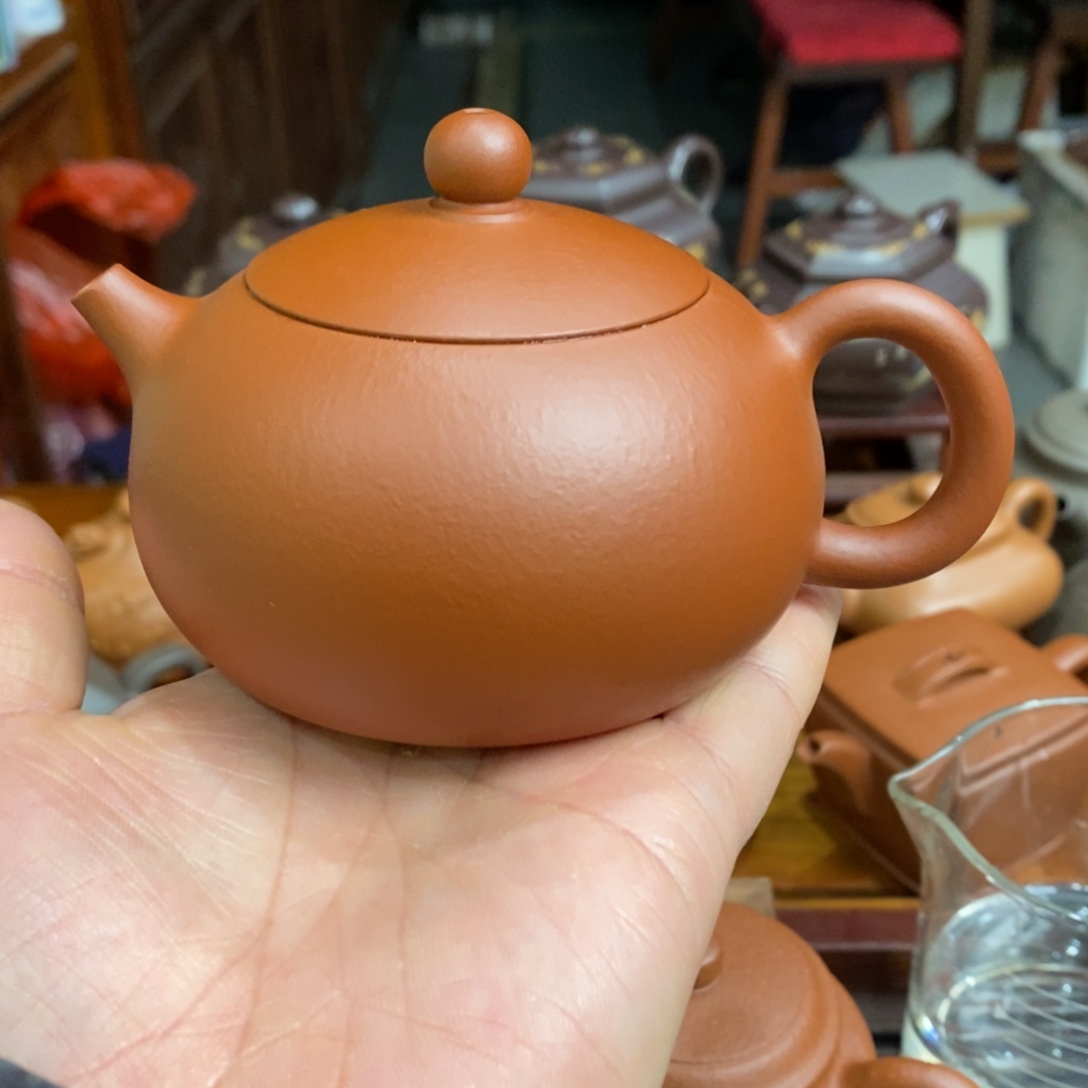 茶壶紫砂紫砂壶朱泥全手工西施