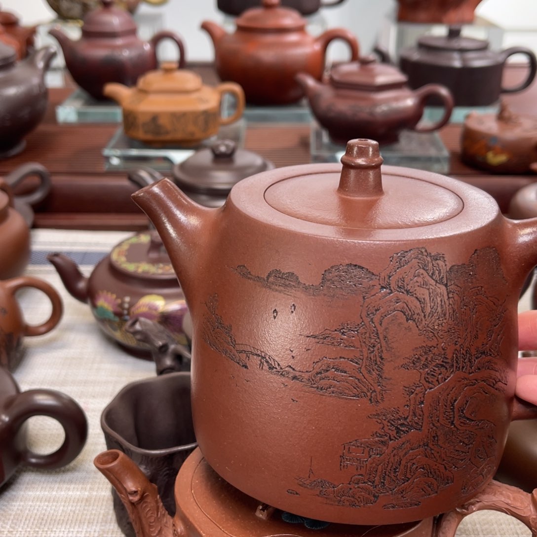 紫砂茶壶大**场两把一起