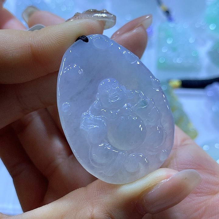 翡翠未镶嵌颈饰天然翡翠A货吊坠