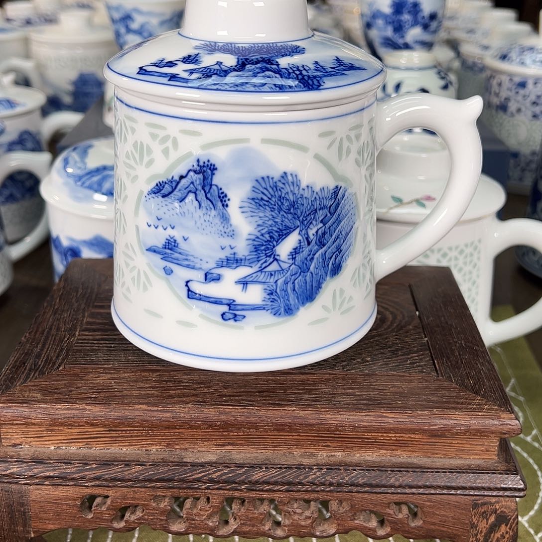 (****)景德镇陶瓷高温办公杯