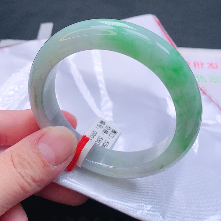 翡翠手镯未镶嵌手镯55