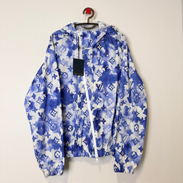 未使用 LouisVuitton/路易威登 蓝色水墨外套/52/编号403