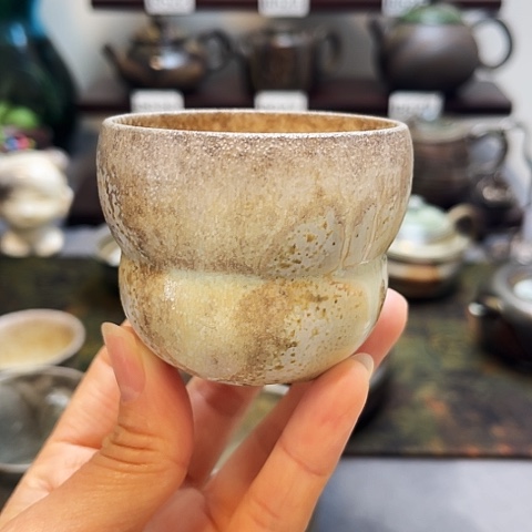 茶盏景德柴烧茶具-纯手工茶具