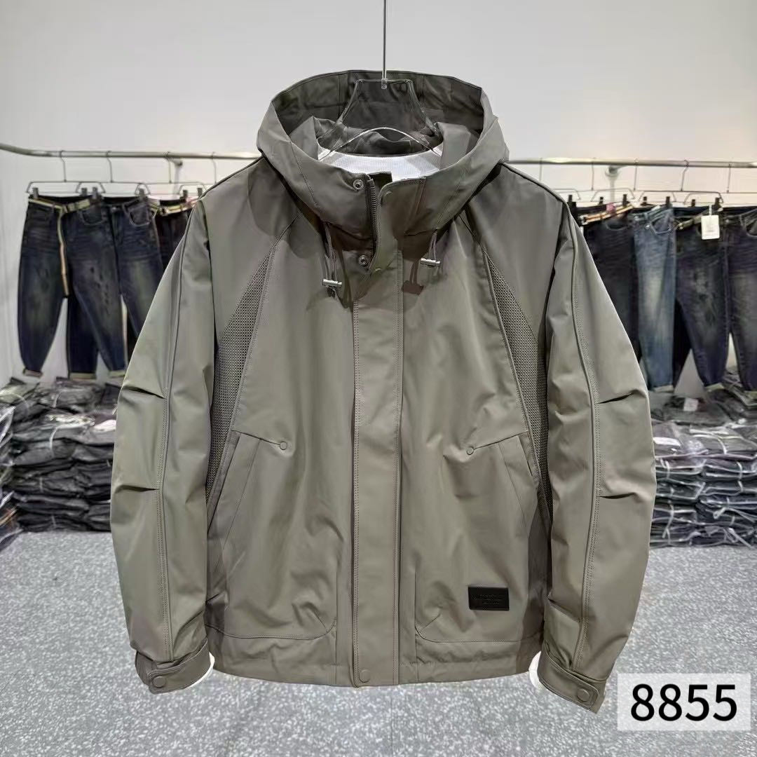 冬季男士加厚连帽工装羽绒服户外休闲保暖外套百搭