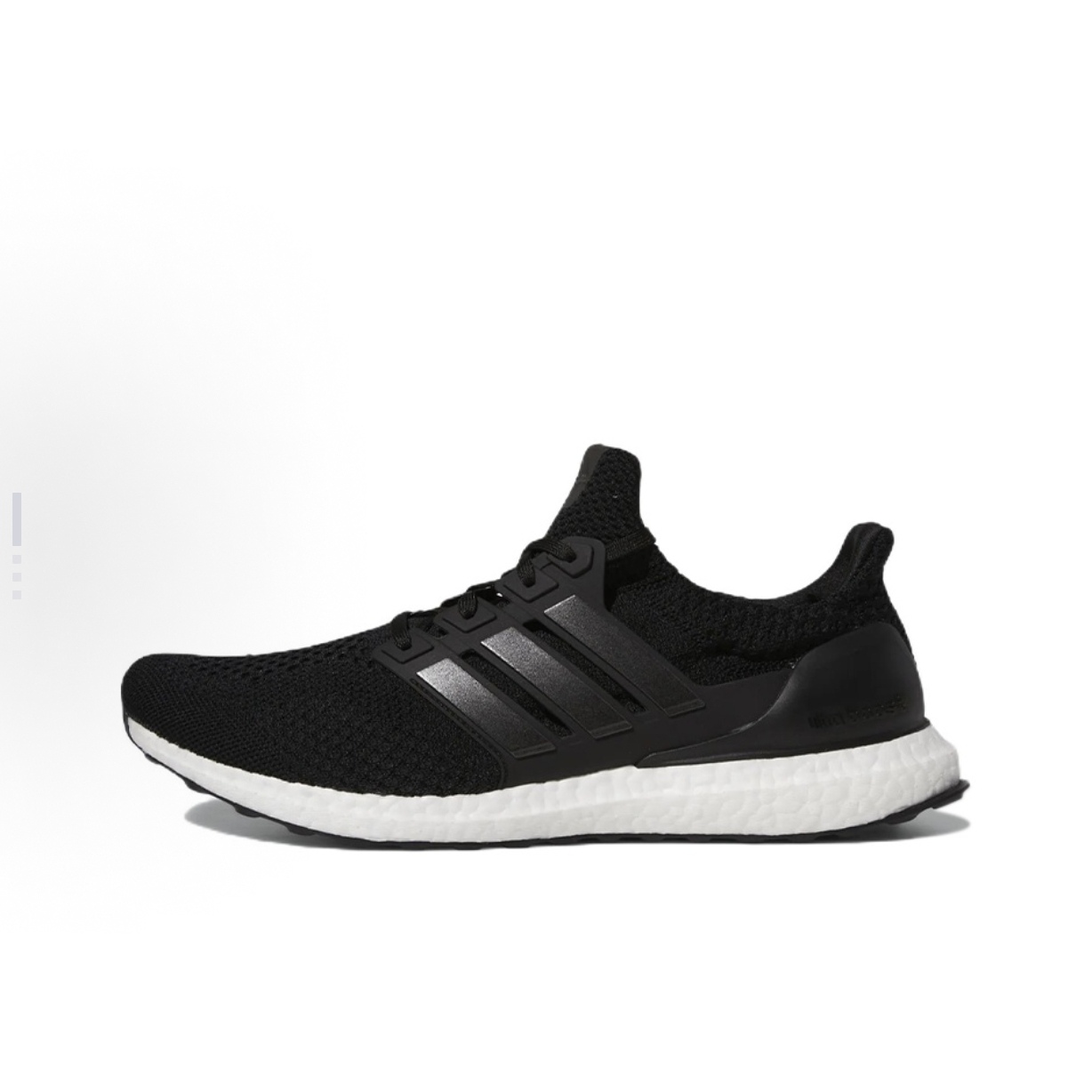 adidas 织物减震耐磨 低帮 橡胶 休闲跑步鞋 男女同款 黑白GV8746