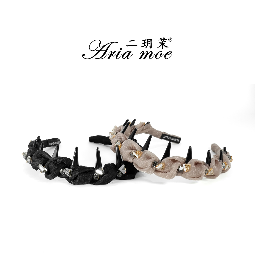 【南山南】原创2025新款气质轻盈发箍女带齿增高颅顶星空纱头箍发饰