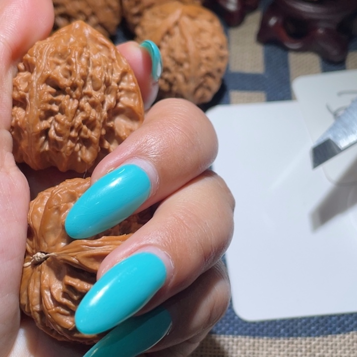 少***我吊坠文玩核桃白狮子