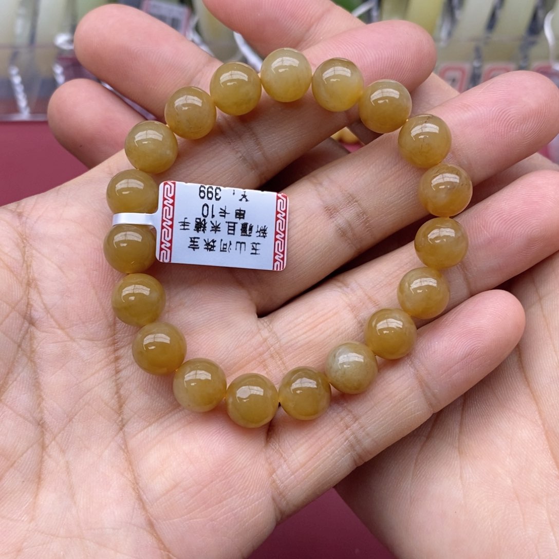 未镶嵌和田玉手串茶*?