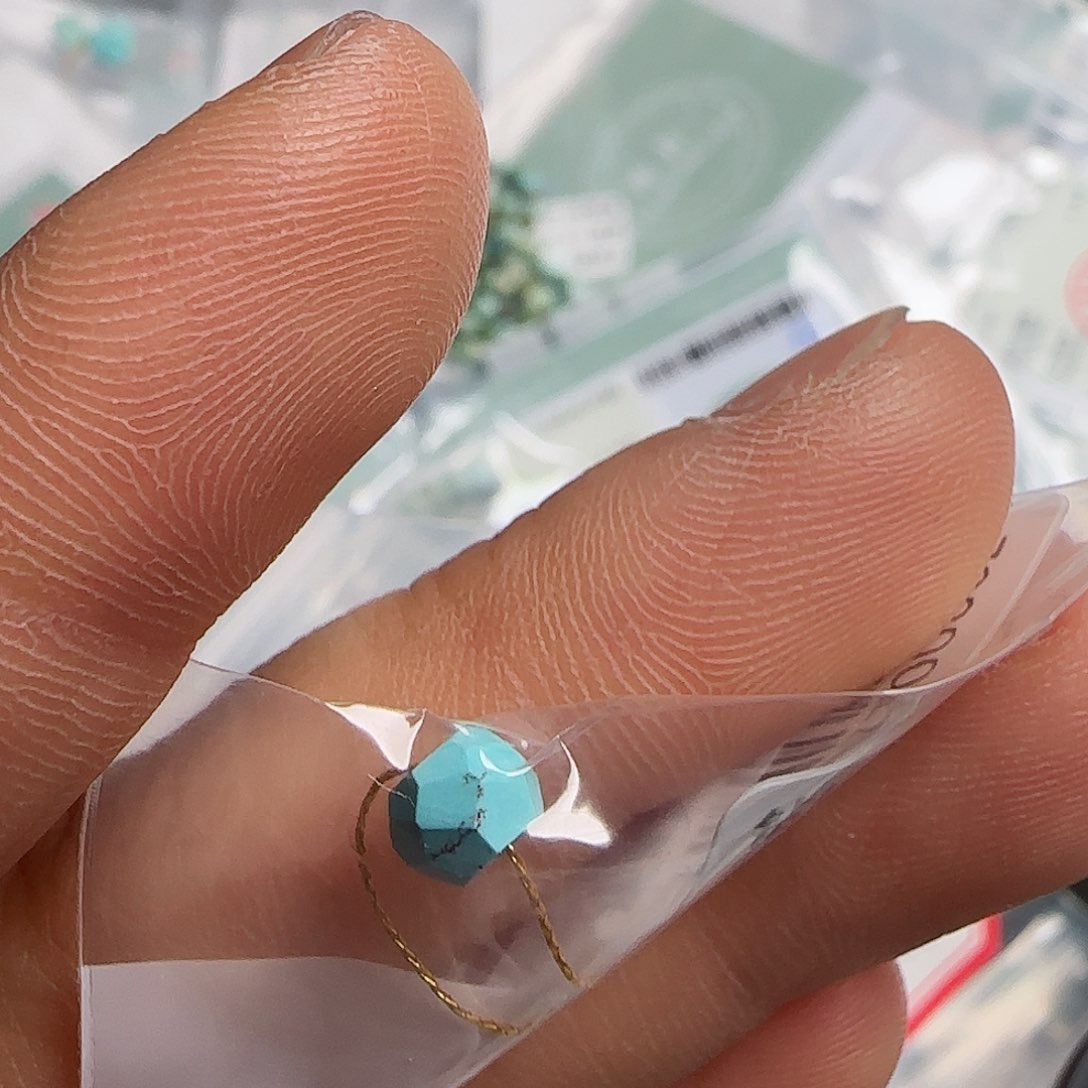 绿松石珠宝半成品未镶嵌