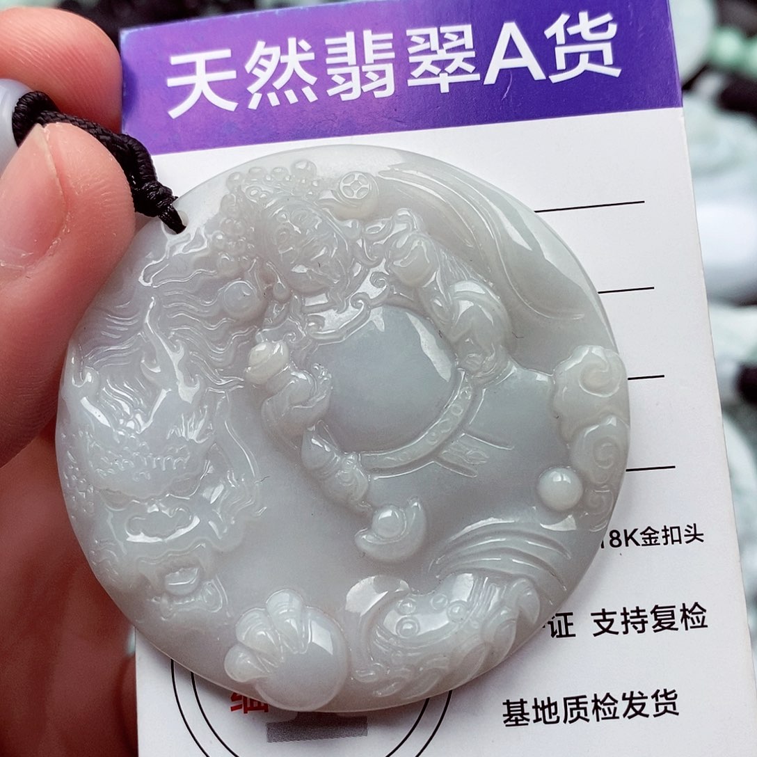 翡翠未镶嵌挂件翡翠