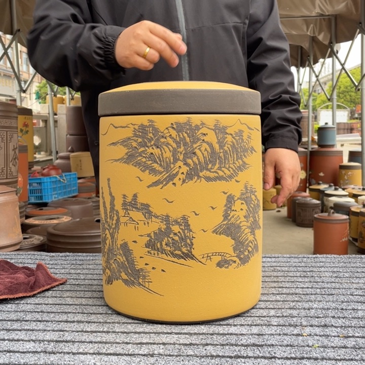 紫砂茶叶罐茶叶罐