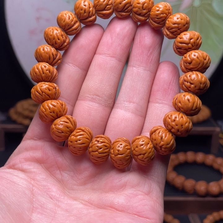 D***y手串桃核14+蟠桃手串