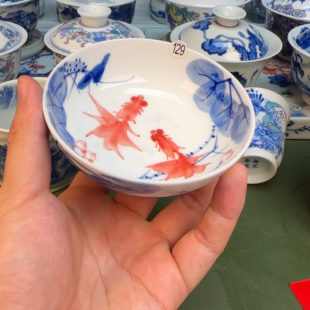 彦祖纯手工手绘茶具129