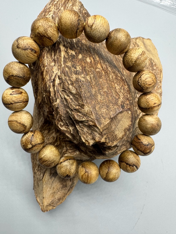 正区天然野达拉干沉香1.0cm单圈虎斑纹