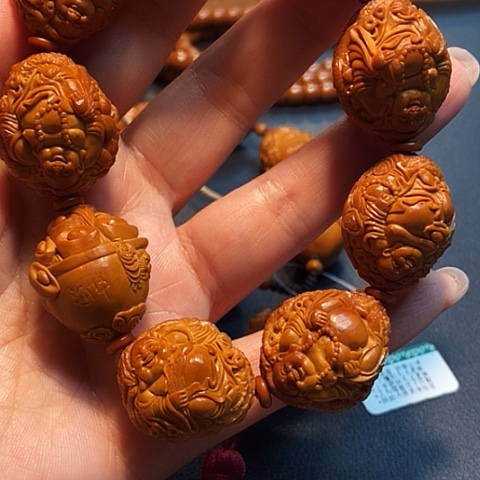 橄榄核手串/手链陈*刚橄榄雕