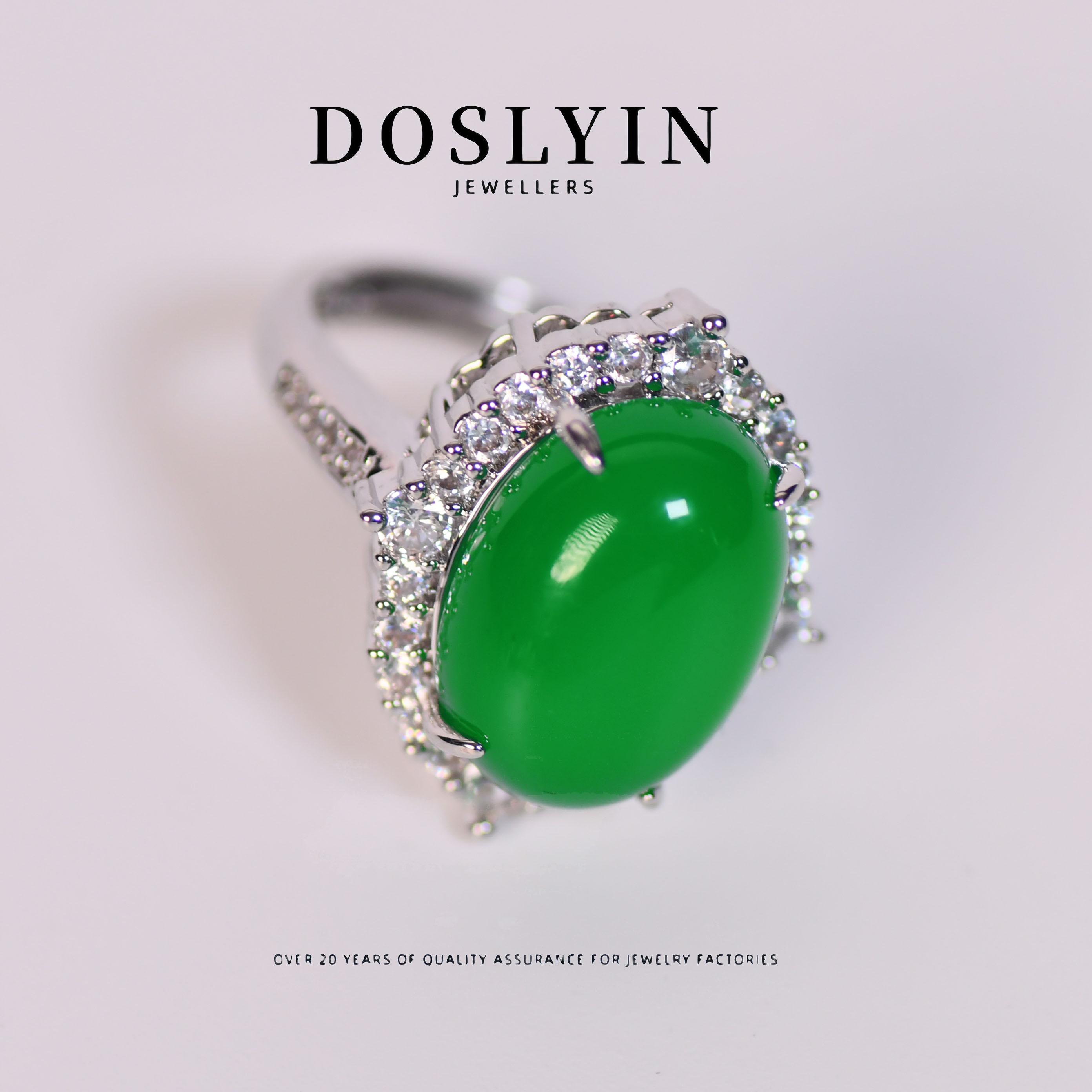 玉髓 【H147】轻奢时尚精美戒指设计高级感蛋面戒指