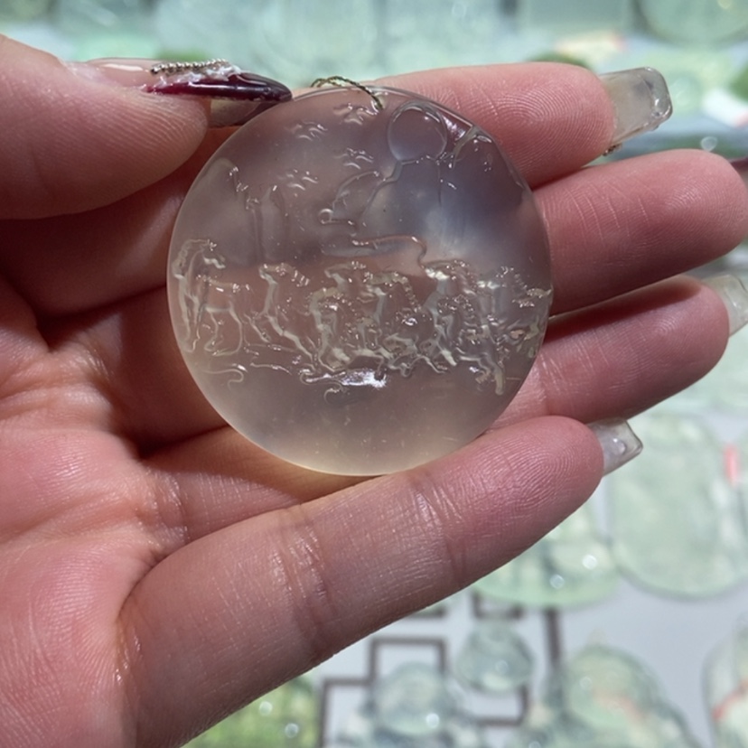 【闪购商品】蛇纹石玉颈饰未镶嵌