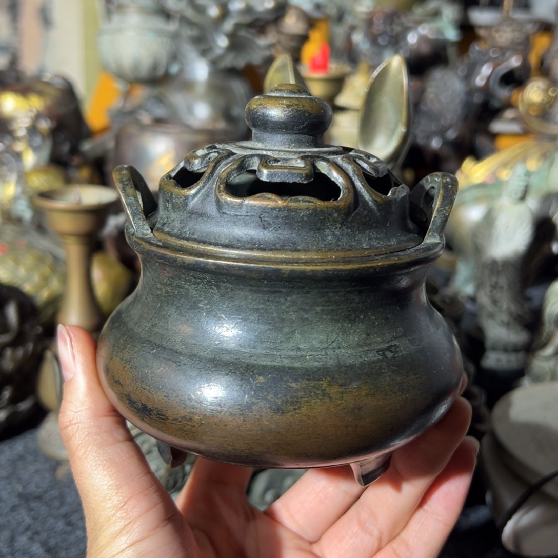 我***知熏香炉五福捧寿包邮