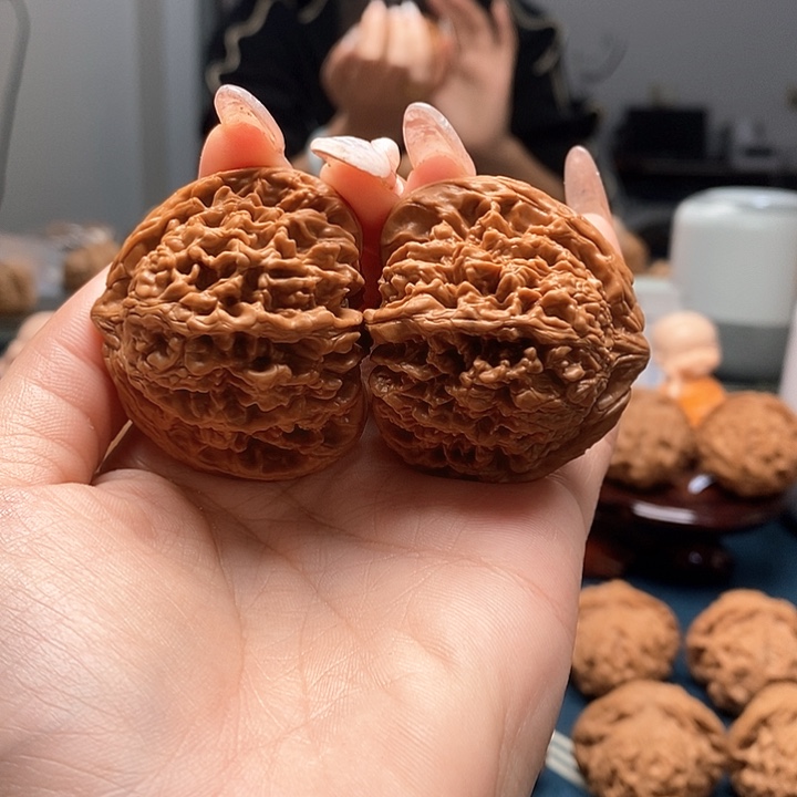 文玩核桃把件满天星45