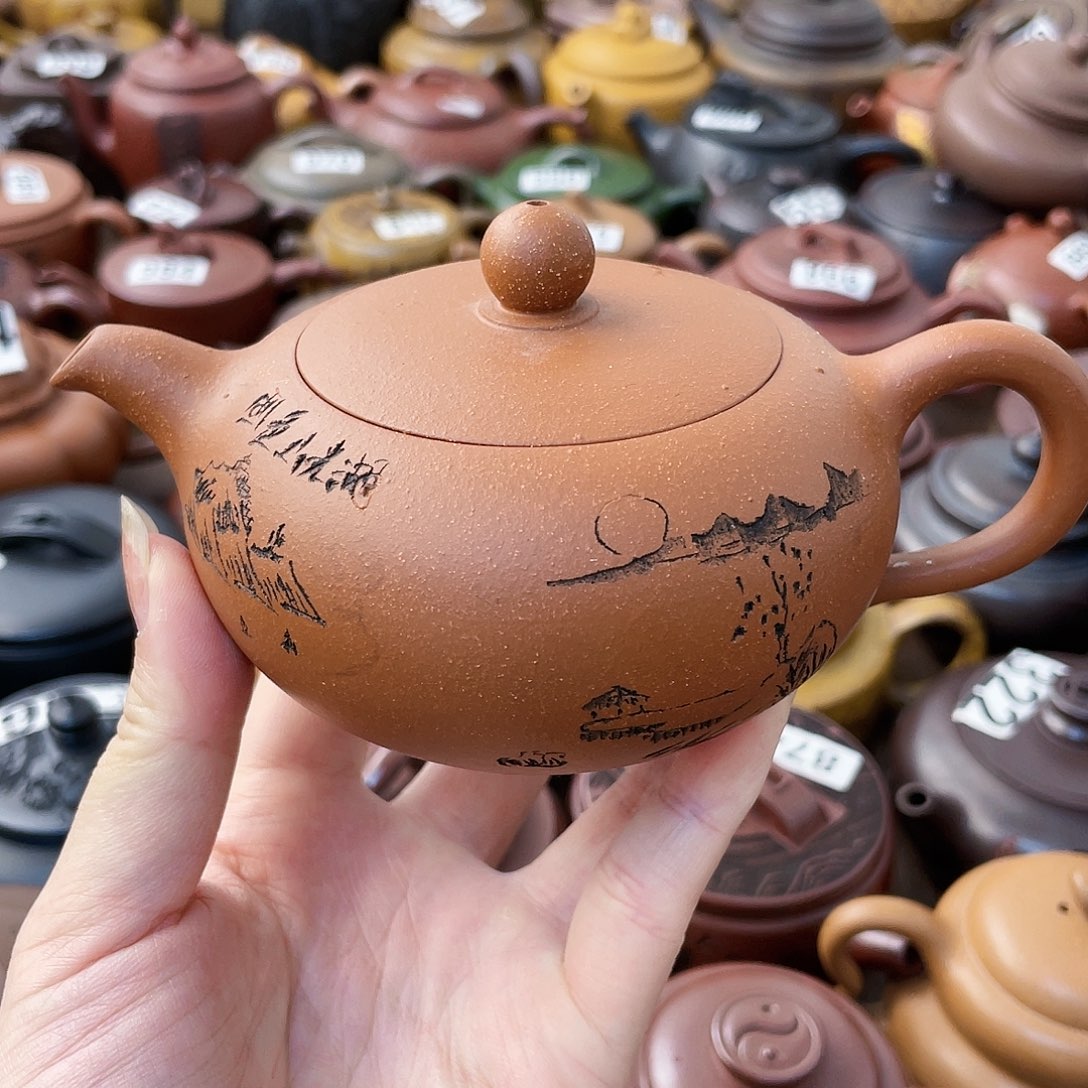 茶壶紫砂紫砂 微瑕