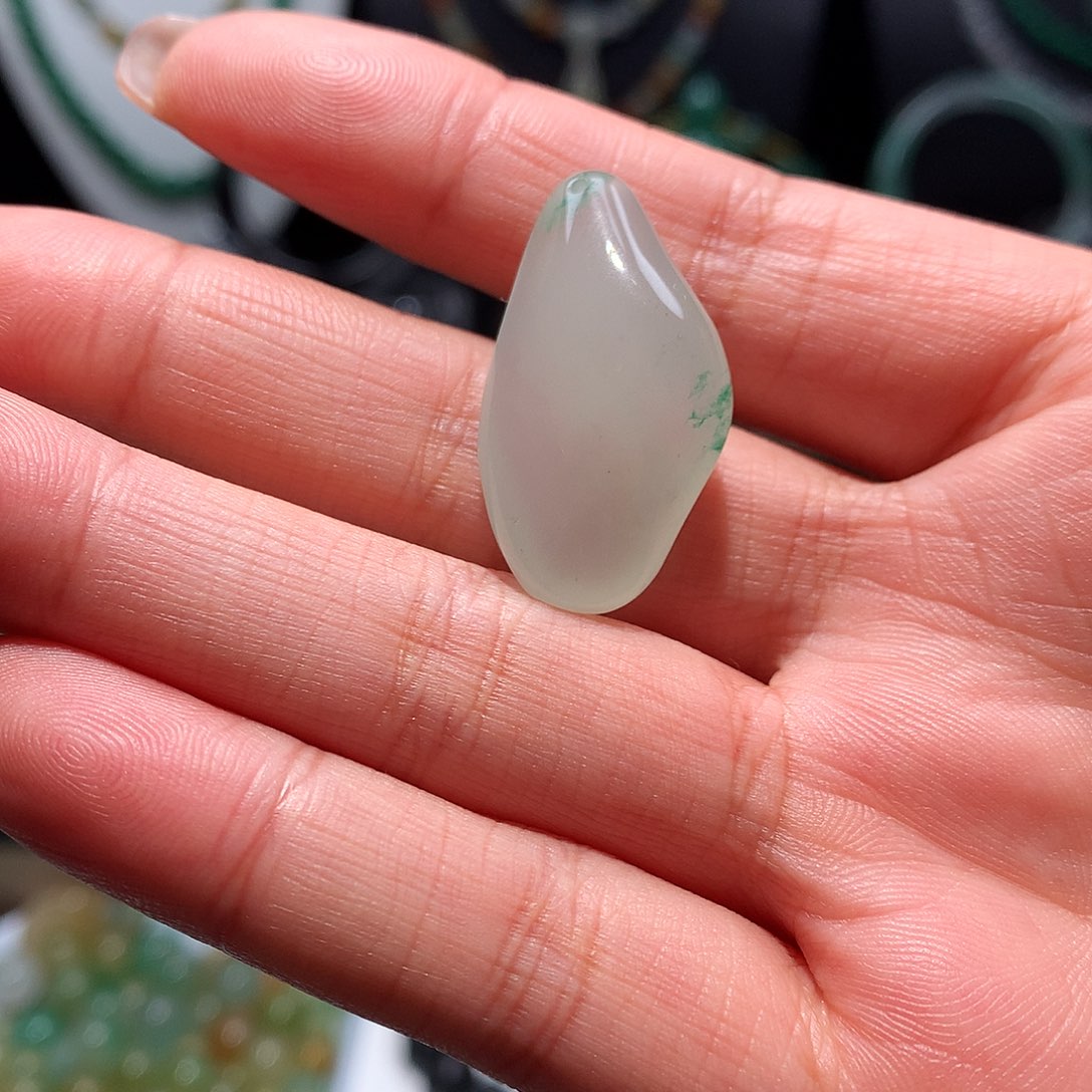 石英质玉未镶嵌吊坠(不含链)