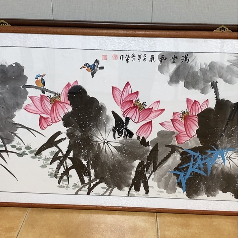 【闪购商品】国画手绘国画带框