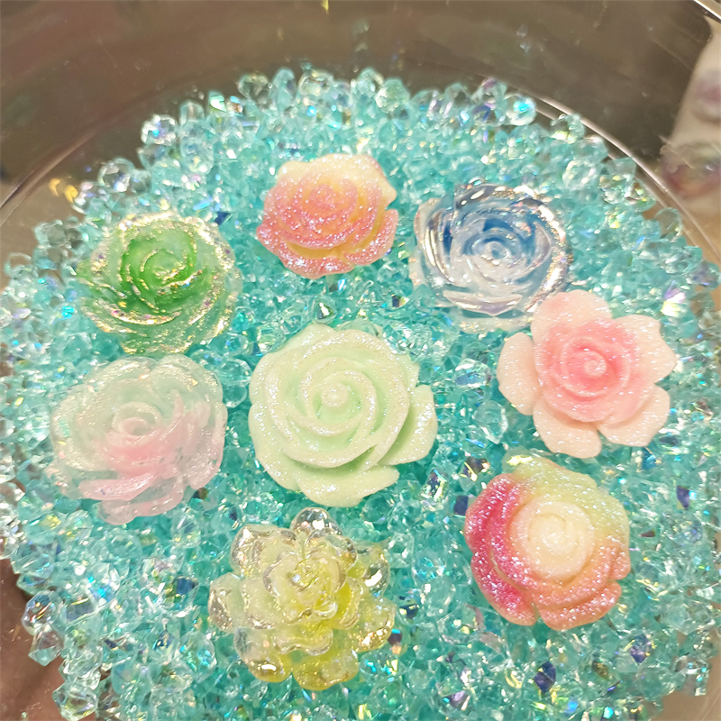 【许愿+对碰+隐藏】混拆树脂碎碎冰花花大杂烩手工DIY花朵配件饰品