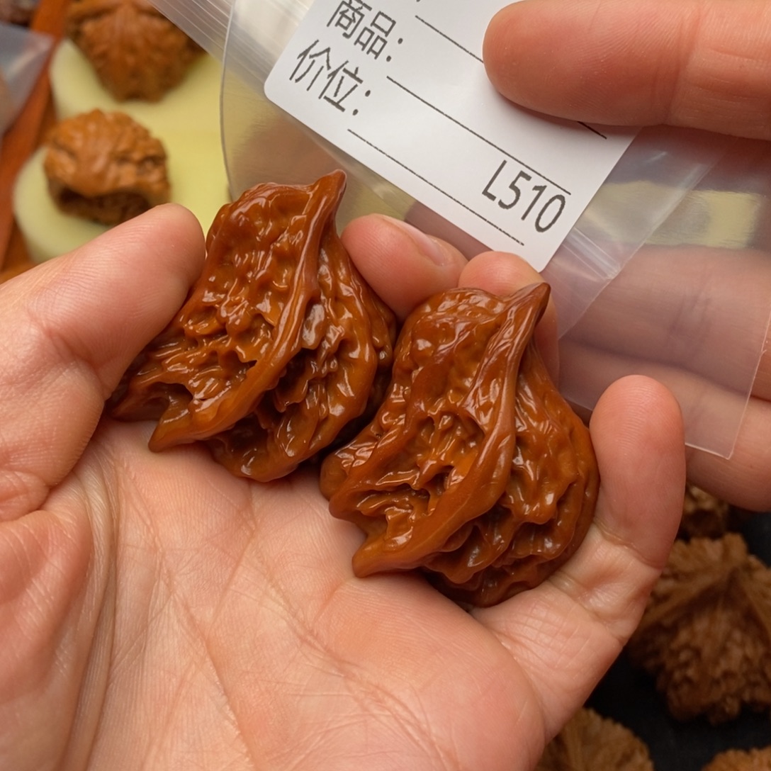 胖***子把件文玩核桃富贵吉祥鸟
