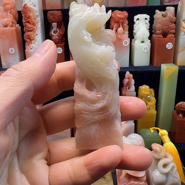 寿山石印石寿山石手工雕刻